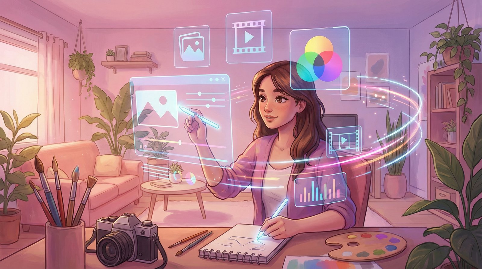 捷克街头AI创作工作室