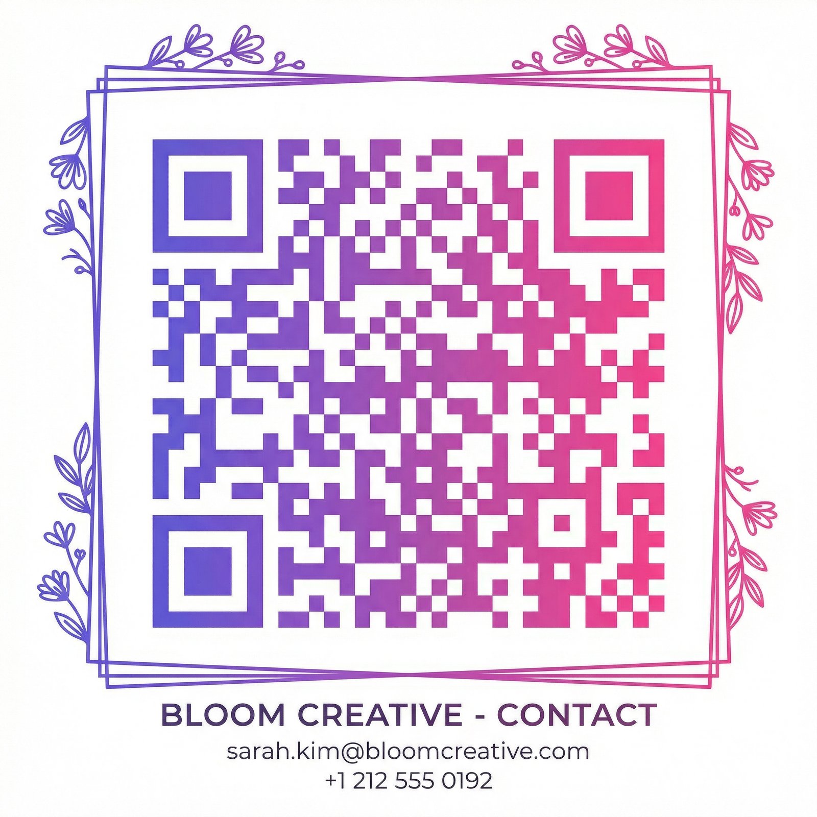 捷克街头商务二维码